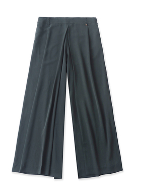 宽松纯色阔腿裤 夏季新款百搭时尚直筒裤 女显瘦外穿长裤子 19042