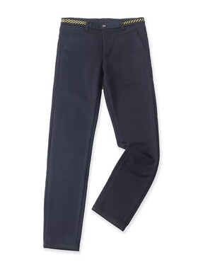 一体绒休闲西裤 秋冬新款显瘦纯色直筒裤男士宽松正装长裤子06494