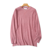 女休闲打底上衣 外贸圆领长袖 弹力宽松针织衫 春秋新款 23342 毛衣