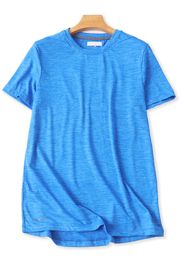 外贸短袖速干衣 男女圆领T恤 夏季新款宽松休闲运动时尚上衣09354