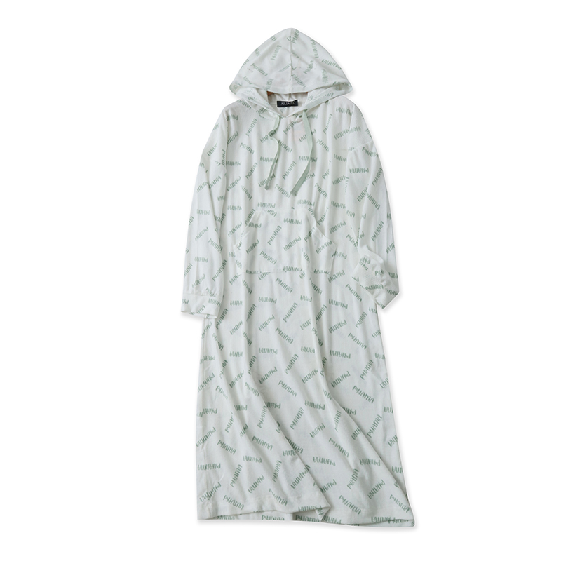 爱丽爱熙常规宽松长款卫衣连衣裙