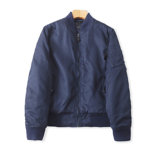 棉服保暖棉衣外套20014 男女拉链开衫 日单立领飞行夹克衫 秋冬新款