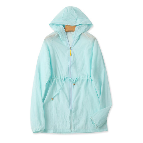 爱丽爱熙防晒衣薄款连帽外套