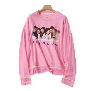 长袖 拉绒打底衫 圆领卫衣 春秋新款 12174 女慵懒T恤衫 外贸加肥大码