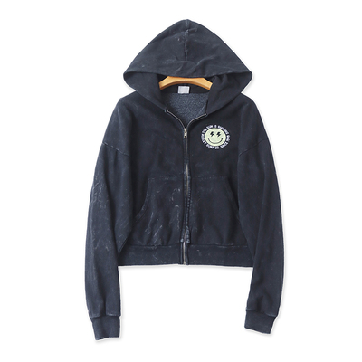 爱丽爱熙宽松外贸做旧做旧卫衣