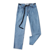 百搭外贸裤 毛边镂空牛仔裤 水洗做旧显瘦九分裤 新款 子08082 春夏季