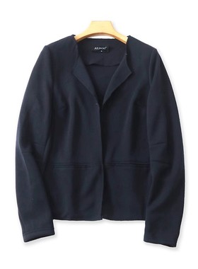 外单长袖小外套 春秋新款宽松披肩 外贸开衫罩衫 女装小西服05204