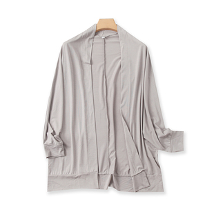 薄款 显瘦空调罩衫 女长袖 外贸棉披肩 新款 宽松上衣外套E 春季