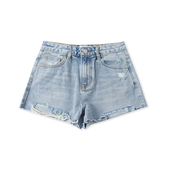 毛边破洞时尚 新款 热裤 女外穿裤 11234 外贸刺绣洗牛仔短裤 子 夏季