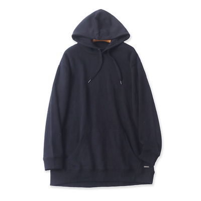 爱丽爱熙加绒宽松卫衣帽衫上衣