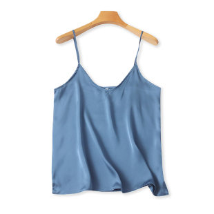 百搭时尚 11133 仿真丝吊带 新款 打底衫 外贸上衣 女士无袖 夏季 背心