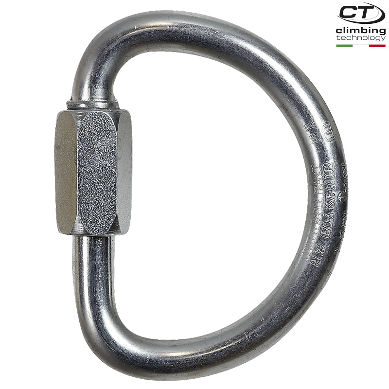 意大利 CT Climbing Technology Q-LINK 探洞镀锌钢制半圆梅隆锁