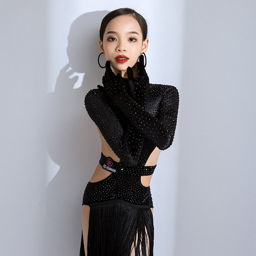 星辰舞服拉丁舞花服新款爆款