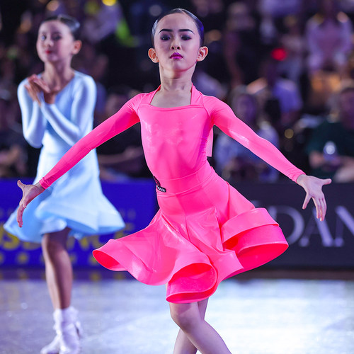 星辰舞服拉丁舞规定服女儿童新款