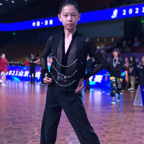 星辰舞服男士花服气质爆款