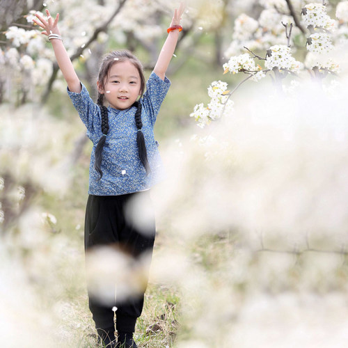 女童汉服儿童古装女中国风宝宝唐装夏纯棉舒适童装拍照摄影服装