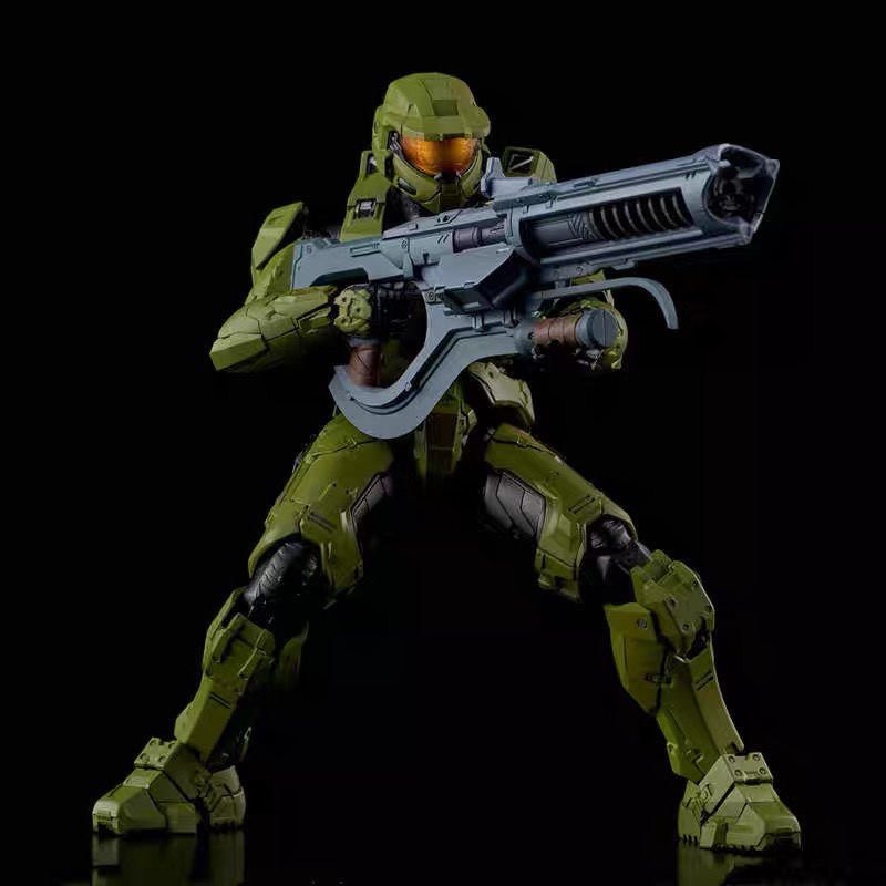 动漫光环 光晕 halo 千值练无限士官长 mk-6可动手办送支架