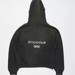 Distressed Letter Print Hooded Sweatshirt 3036