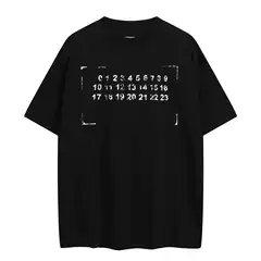 Letter short sleeved T-shirt 8053