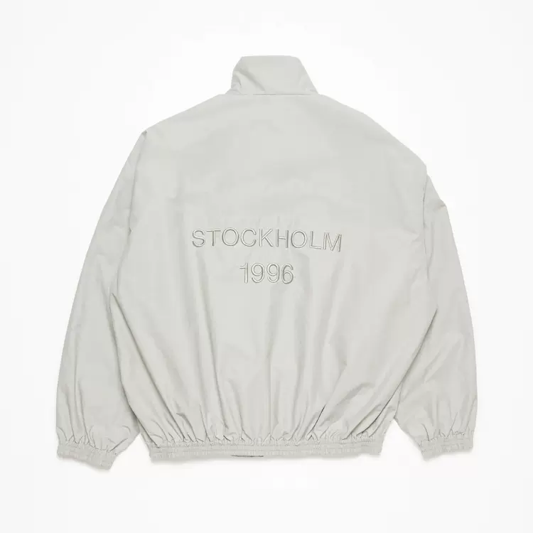 AC 英文字母印花风衣夹克外套 灰色 黑色 S-XL  3392#