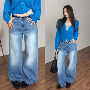 复古裤 子 韩国官网代购 chic