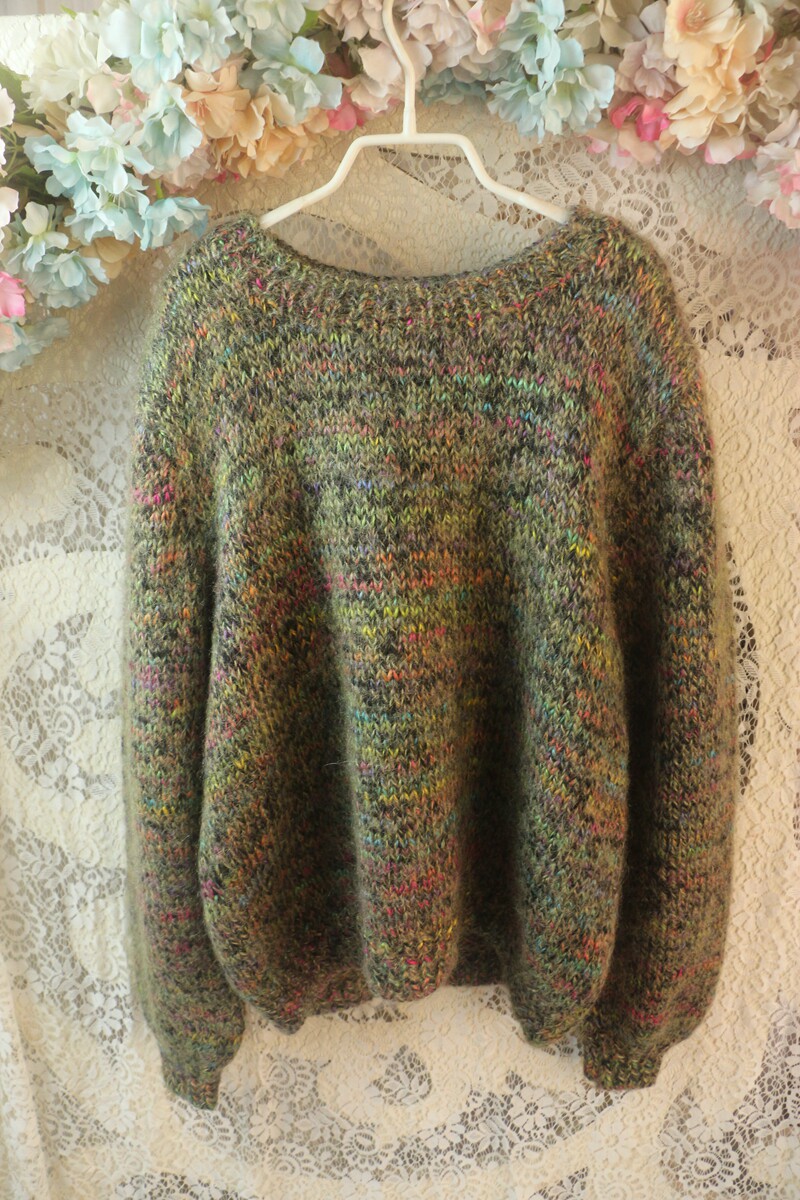 2022年新品 彩色平针简单百搭毛衣套头纯马海毛