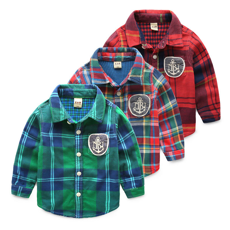 Chemise garcon à manche longue - Ref 2081811 Image 1