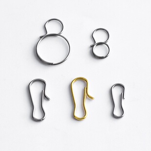 水晶灯配件 朱胆扣气泡器8字扣环 水晶串底盘连接diy灯饰灯具珠帘