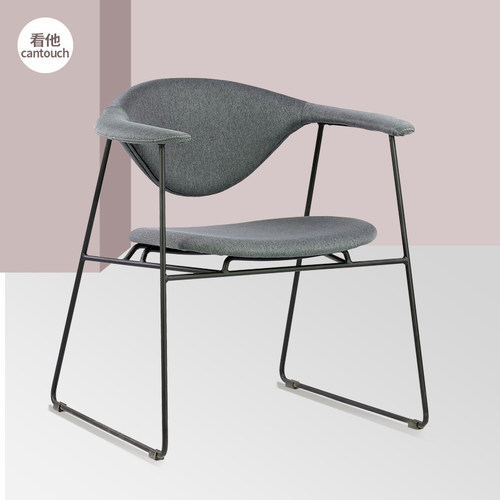 设计师铁艺cantouch北欧书椅