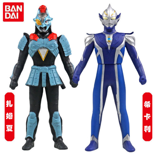 万代正品希卡利奥特曼超联合扎姆夏 14厘米软胶模型儿童玩具69047