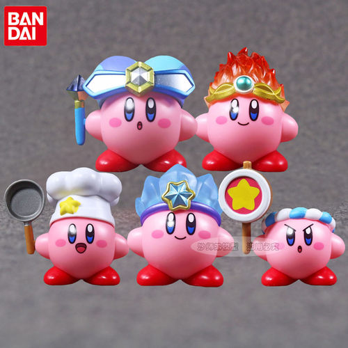 万代星之卡比造型玩偶动漫游戏周边公仔模型儿童玩具80261