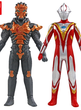 万代正品 梦比优斯超决战 加古拉斯伽古拉 软胶模型儿童玩具69040