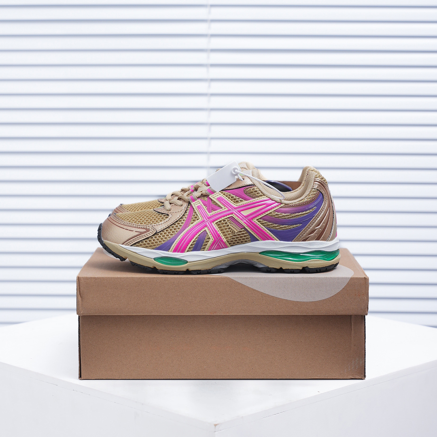 日系经典老虎鞋情侣跑步运动鞋健身潮鞋网面透气网鞋巨好看不撞款