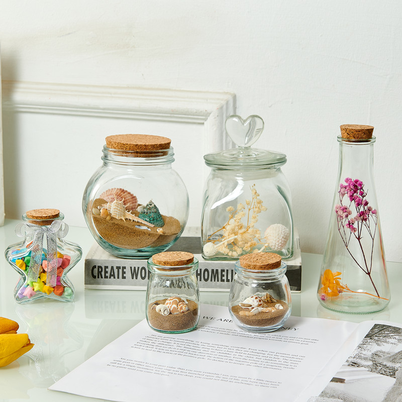 透明玻璃瓶许愿瓶彩虹瓶漂流瓶