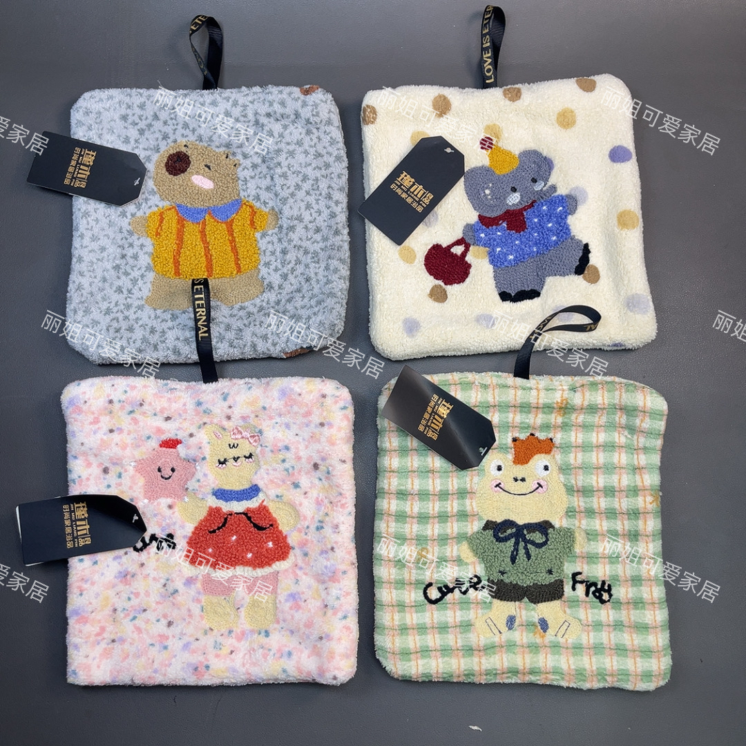 【瑾木良品】新品动物园系列擦手巾拍一发四