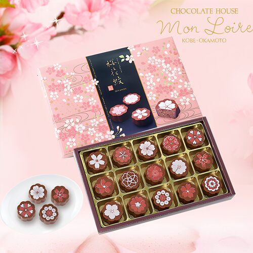日本进口monloire樱花巧克力