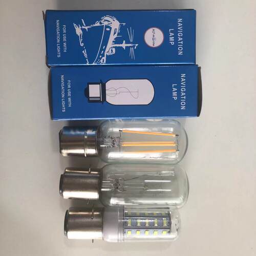 船用管型航行灯泡卡口P28S  24V110V220V40W60W65W6W20W10W  LED