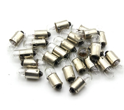 BA9S铜管型指示灯泡6.3V 8V 12V 18V 24V 28V 30V 48V  50个起卖