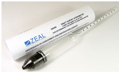 海水比重计瑞尔651344B seawater hydrometer英国原厂合格证Zeal