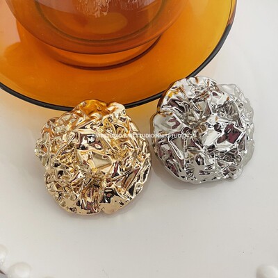 西装大衣皮草装饰手缝扣