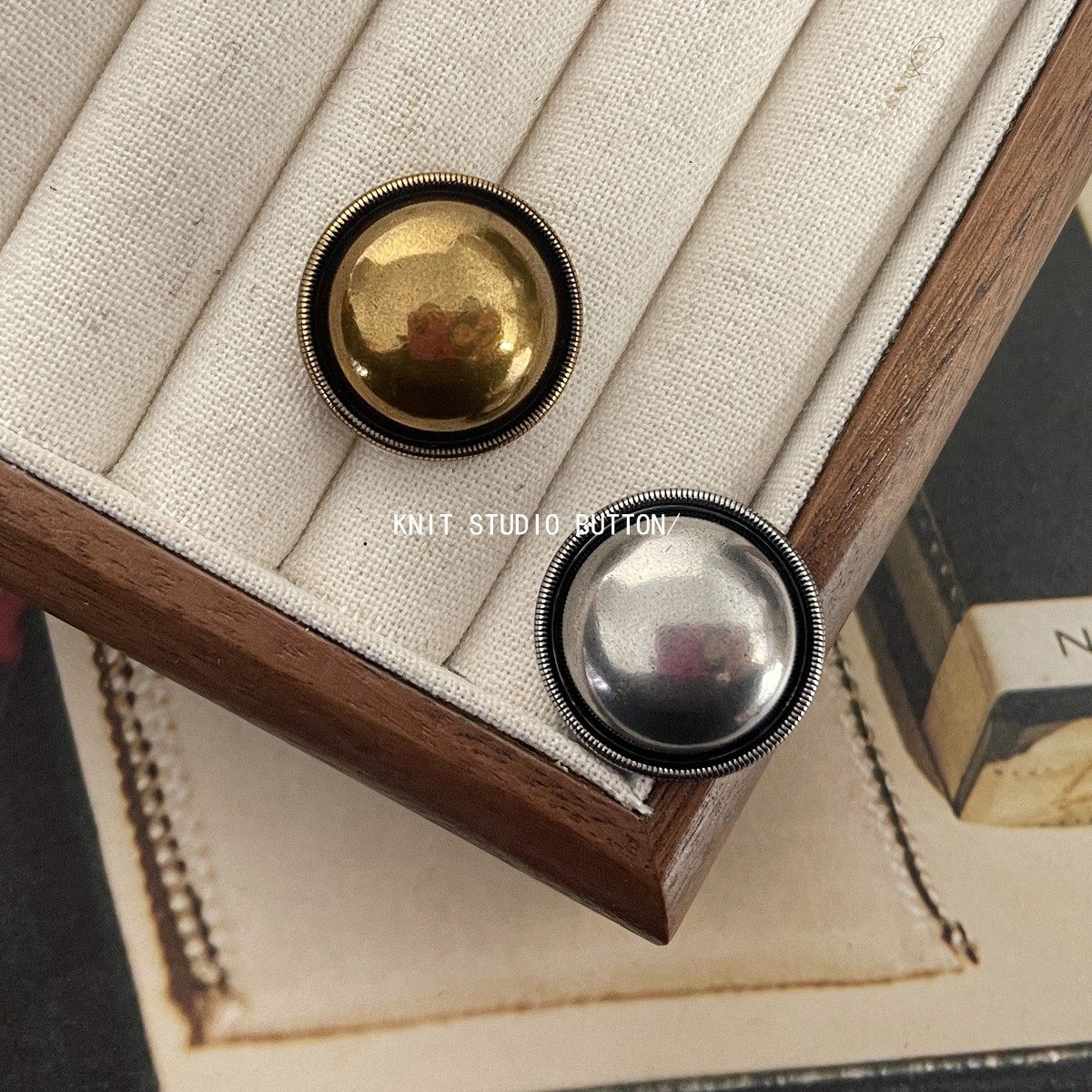 6颗复古小香风光面金属钮扣皮草风衣装饰扣西服外套毛衣大衣扣子,居家布艺,纽扣,淘宝优惠券,粉丝福利购,淘宝优惠卷