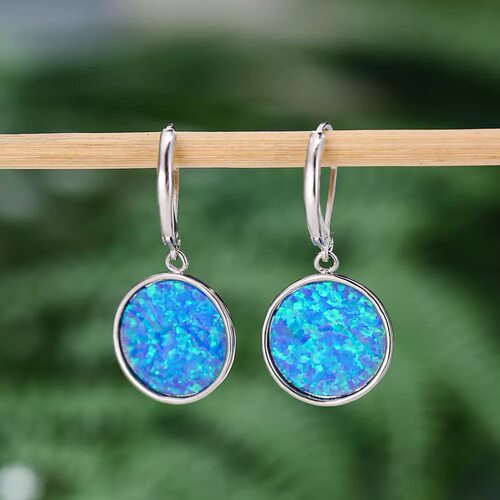 9305·针925银【原创欧泊opal系列】设计师澳宝耳饰