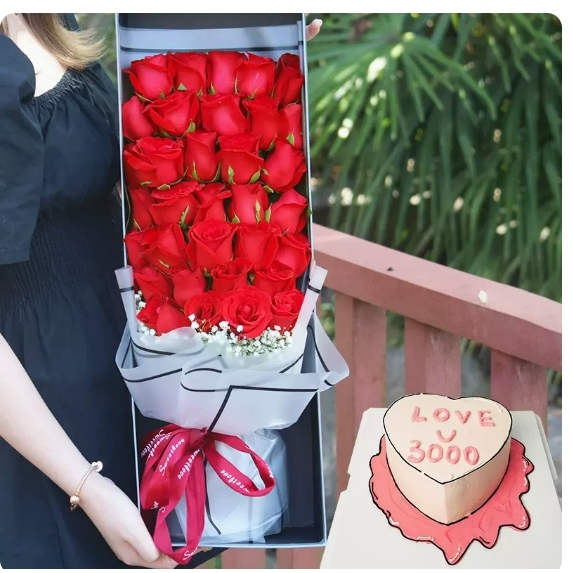 兰州西固区西固城西固公园西固人家天鹅湖玫瑰花生日蛋糕鲜花店同