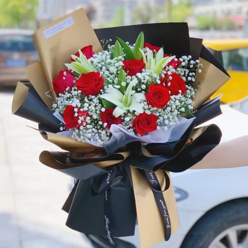 吕梁市离石区文水柳林石楼岚县交口县孝义汾阳市鲜花店配送玫瑰花