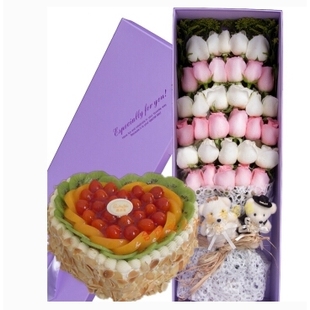 盖州市万福镇卧龙泉镇青石岭镇暖泉镇520鲜花店配送生日蛋糕