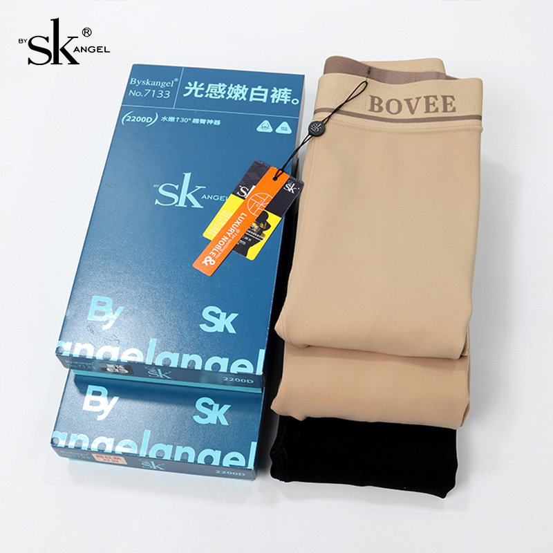 sk7133光腿面膜裤2200D加薄绒光腿神器秋冬加厚超自然显瘦打底袜