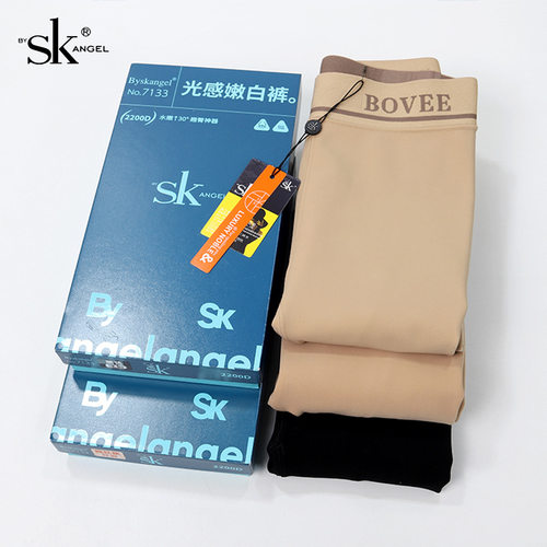 sk7133光腿面膜裤2200D加薄绒光腿神器秋冬加厚超自然显瘦打底袜