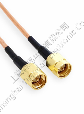 厂家射频连接馈线SMA公头RG316D双屏蔽天线延长线SMA-J/SMA-J跳线
