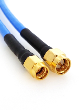 射频测试线SSMA-J/SMA-JSSMA公头/SMA公头RG405SFX-086延长转接线