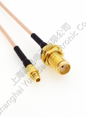 射频连接线SMA-KY/MMCX-J跳线SMA母头/MMCX公头RG316/RG178屏蔽线